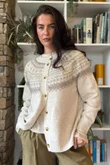 Ferguson Fair Isle Cardigan Oatmeal